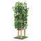Stable Anti-Tip Indoor Cat Tree Tower, Artificial Foliage Multi-Layer Sisal Cat Scratching Stand with Rest Platforms